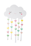 Smiley cloud with rainy colorful hearts DIY kit