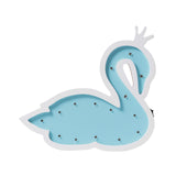 swan Wooden night light
