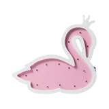 swan Wooden night light