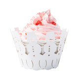 christmas theme cupcake sleeves white snowman