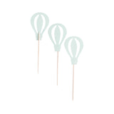 Balloon cupcake topper 3/pack