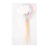 Hot air balloon and clouds cupcake topper