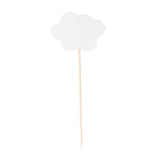 Hot air balloon and clouds cupcake topper