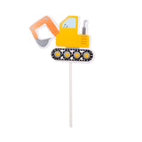 Trucks themed cupcake toppers 4/pc