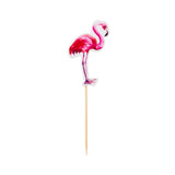 Summer time Flamingo cupcake topper 6/pc