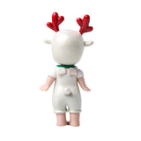 Little angels dolls cake décor white reindeer