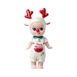 Little angels dolls cake décor white reindeer