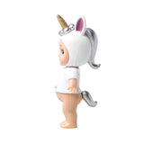 Little angels dolls cake décor white unicorn