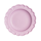 Matte finish colored plates Round Deep Plate Purple