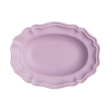 Matte finish colored plates Oval Large Plate Pink