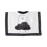cloud bear square bib