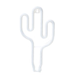 battery powered neon light cactus