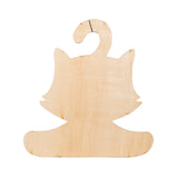 Brown Fox wooden cloth hanger