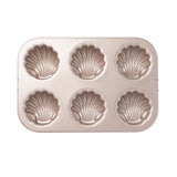 round seashell madeline cake pan 6 madeline