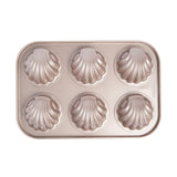 round seashell madeline cake pan 6 madeline