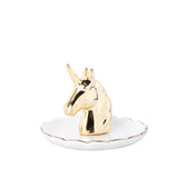 Gold Unicorn Ring Holder