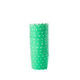 wavy muffin paper cup polka dots