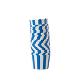 wavy muffin paper cup stripe