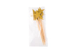 small stars birthday cupcake topper 10/pc