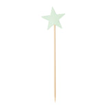 small stars birthday cupcake topper 10/pc