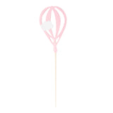 Hot air balloon and clouds cupcake topper
