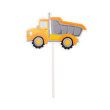 Trucks themed cupcake toppers 4/pc